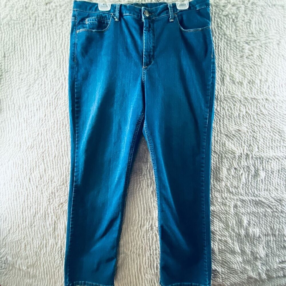 Lee Platinum Label Womens Jeans High Rise Relaxed Fit Straight Leg Stretch 36x29